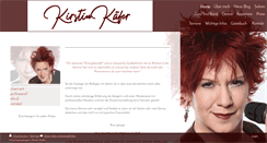 Desktop Screenshot of kirstin-kaefer.de